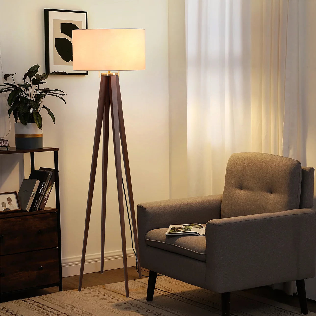 Quattro - Floor Lamp Floor Lamp NOVA of California   