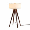 Quattro Table Lamp Table Lamps NOVA of California Dark Walnut  