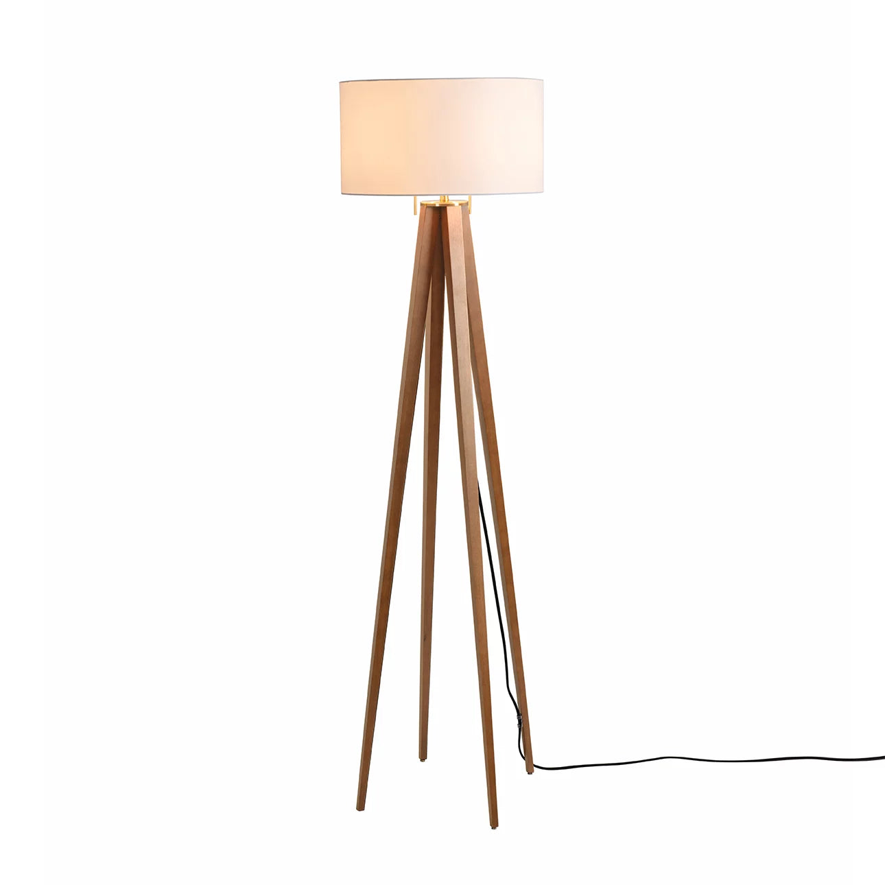 Quattro - Floor Lamp Floor Lamp NOVA of California Natural Ash  
