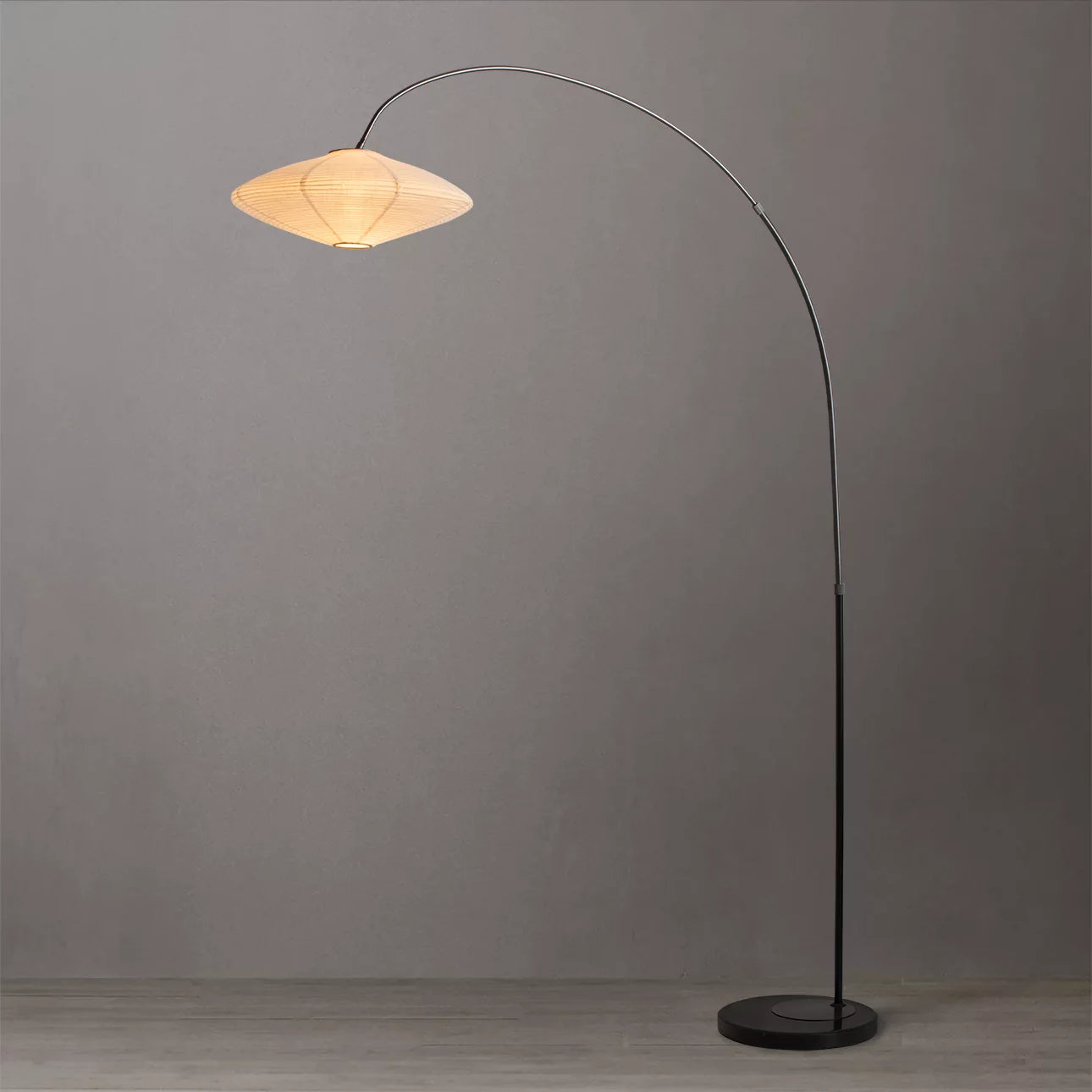 Roswell 1 Light Arc - Floor Lamp Floor Lamp NOVA of California   