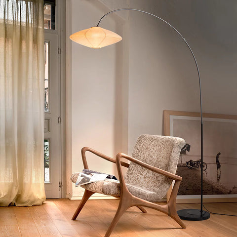 Roswell 1 Light Arc - Floor Lamp Floor Lamp NOVA of California   