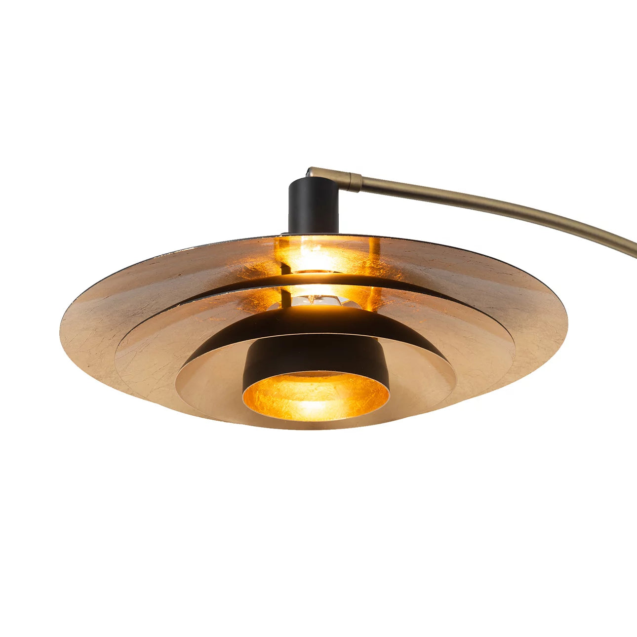 Rancho Mirage 3 Light Arc 84″, Weathered Brass - Floor Lamp Floor Lamp NOVA of California   