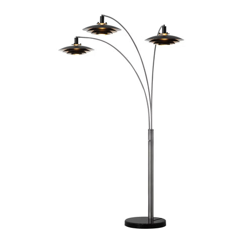 Rancho Mirage 3 Light Arc - Floor Lamp Floor Lamp NOVA of California   