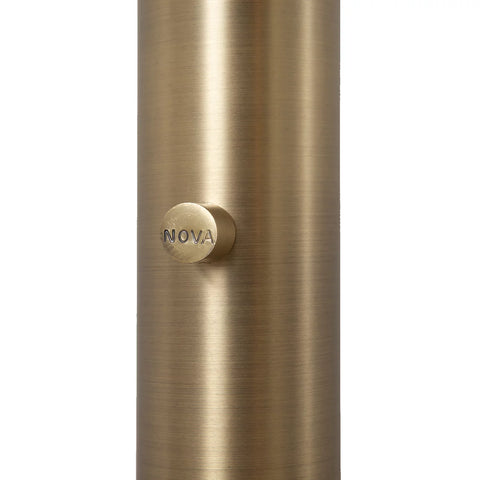 Rancho Mirage 3 Light Arc 84″, Weathered Brass - Floor Lamp Floor Lamp NOVA of California   