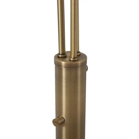 Rancho Mirage 3 Light Arc 84″, Weathered Brass - Floor Lamp Floor Lamp NOVA of California   