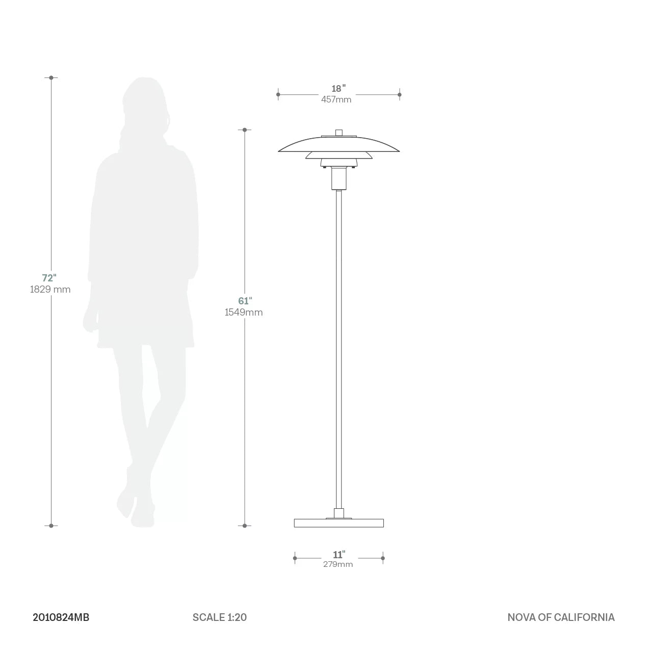 Rancho Mirage - Floor Lamp Floor Lamp NOVA of California   