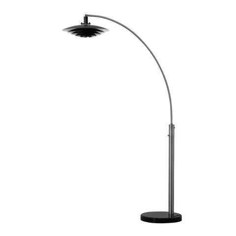 Rancho Mirage 1 Light Arc - Floor Lamp Floor Lamp NOVA of California Silver  