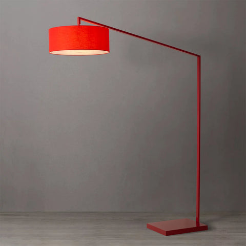 Stretch Arc Red - Floor Lamp Floor Lamp NOVA of California   