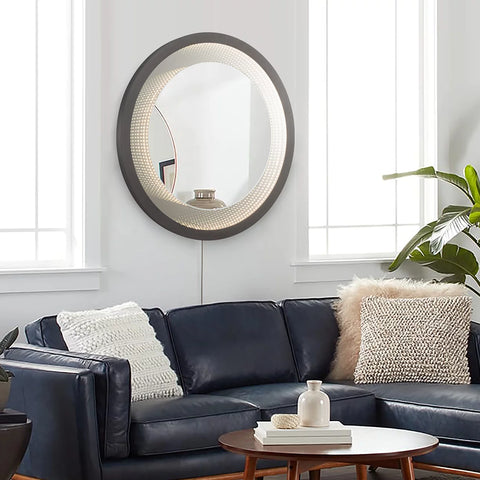 Starfall Vanishing infinity LED Round –  Wall Mirror Wall Mirror NOVA of California   