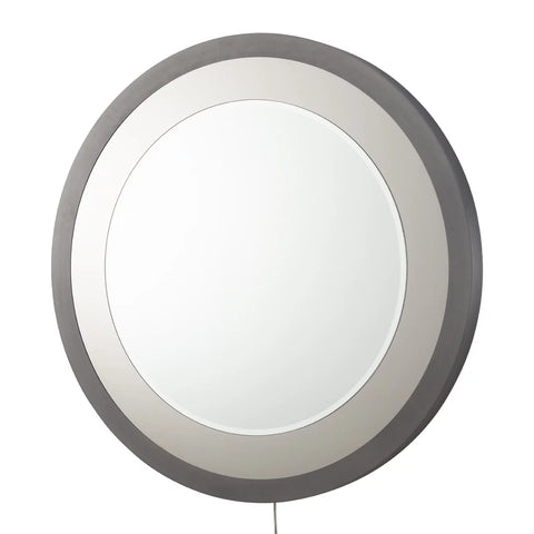Starfall Vanishing infinity LED Round –  Wall Mirror Wall Mirror NOVA of California Silver  