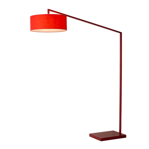 Stretch Arc Red - Floor Lamp Floor Lamp NOVA of California   