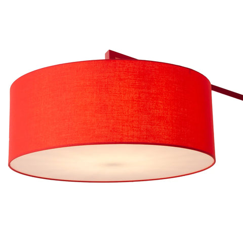 Stretch Arc Red - Floor Lamp Floor Lamp NOVA of California   