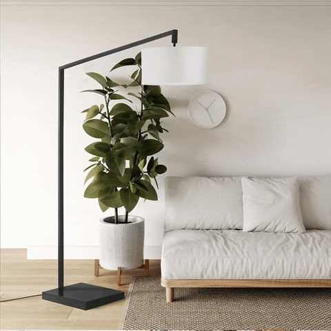 Stretch Chairside Arc - Floor Lamp Floor Lamp NOVA of California   