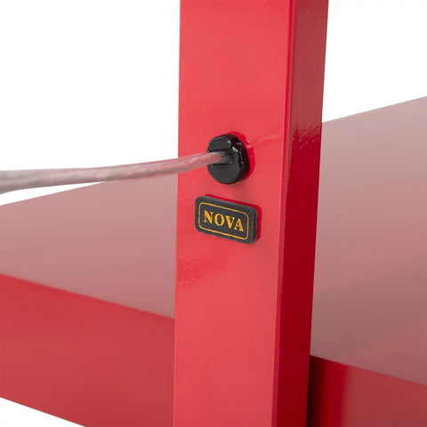 Stretch Arc Red - Floor Lamp Floor Lamp NOVA of California   