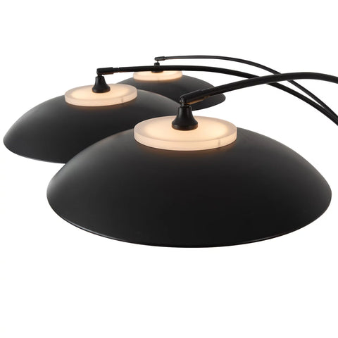 Saucer 3 Light Arc - Floor Lamp Floor Lamp NOVA of California   
