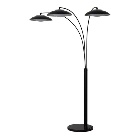 Saucer 3 Light Arc - Floor Lamp Floor Lamp NOVA of California   