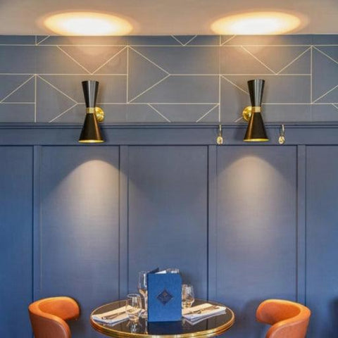 Cairo Contemporary Wall Light Wall Light Mullan Lighting
