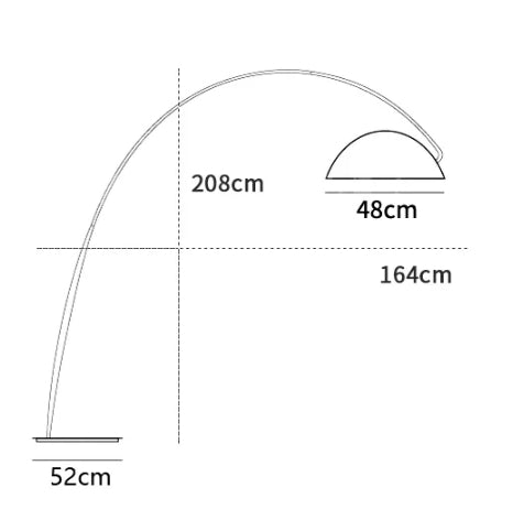Verse Arc Floor Lamp lamp Stembulbs