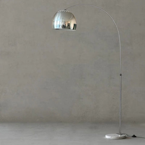 Sneedville Arched Floor Lamp Floor Lamp Stembulbs Chrome