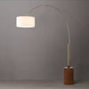 Tambo Arc Dark Walnut - Floor Lamp Floor Lamp NOVA of California   