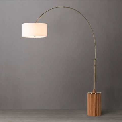 Tambo Arc Natural Ash - Floor Lamp Floor Lamp NOVA of California   
