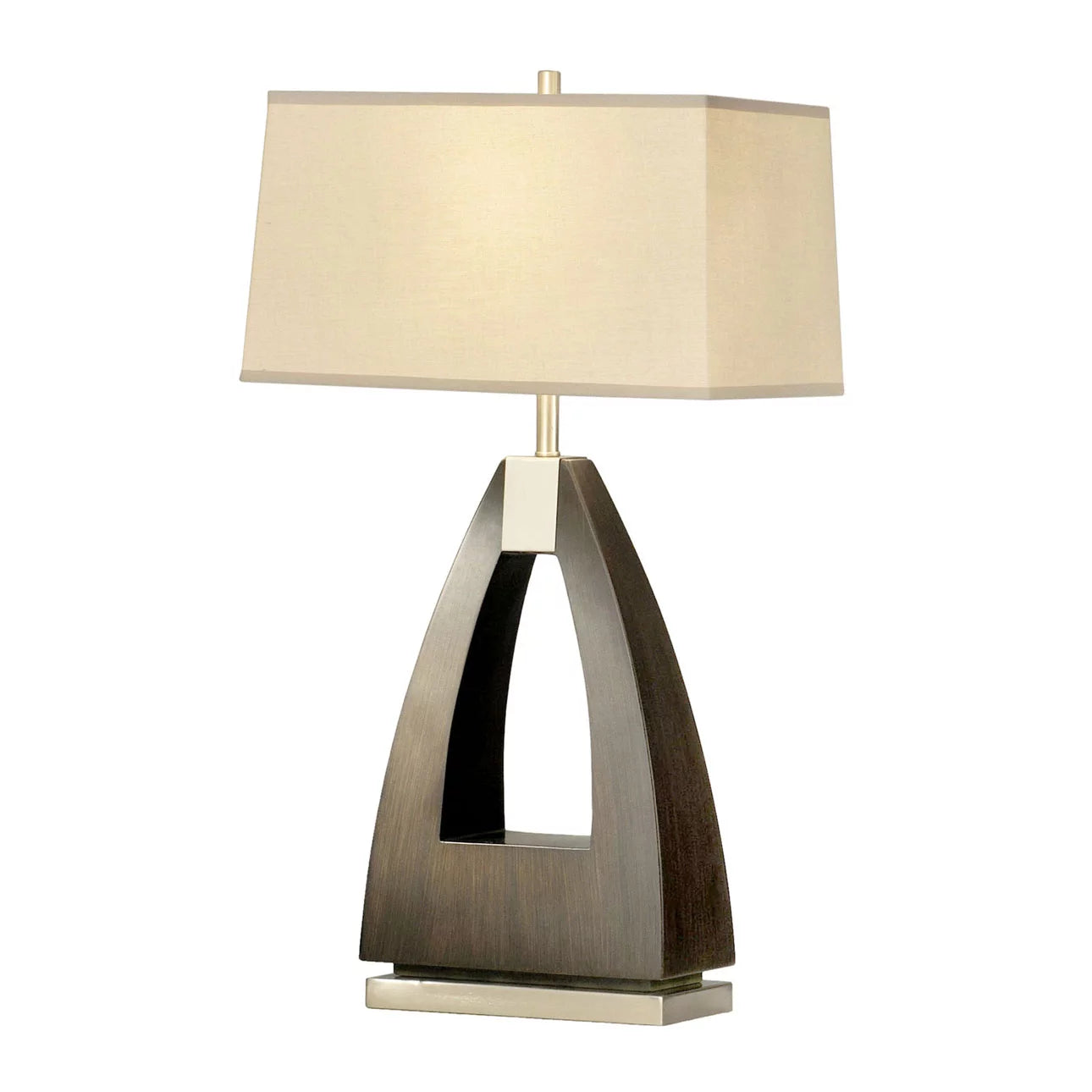 Trina Pecan Wood - Table Lamp Table Lamps NOVA of California   