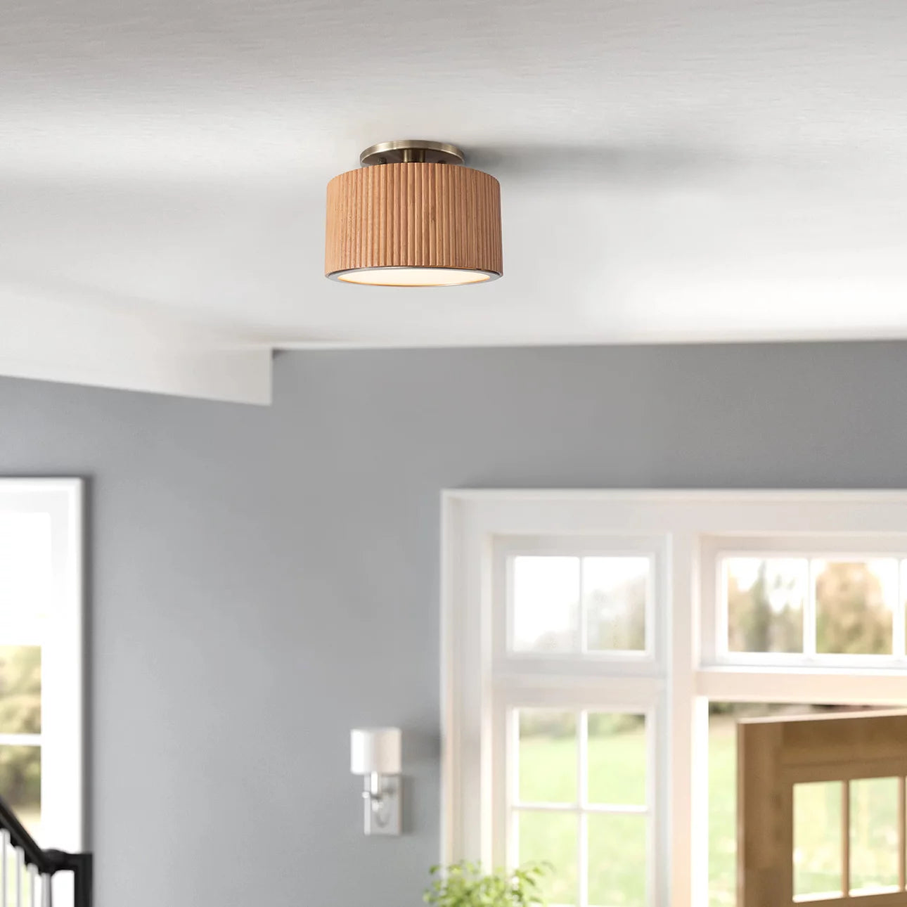 Tambo - Semi Flush Mount Flushmount NOVA of California   