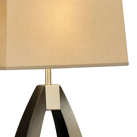 Trina Pecan Wood - Table Lamp Table Lamps NOVA of California   