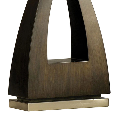 Trina Pecan Wood - Table Lamp Table Lamps NOVA of California   
