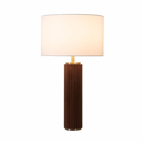 Tambo - Table Lamp Table Lamps NOVA of California Dark Walnut  
