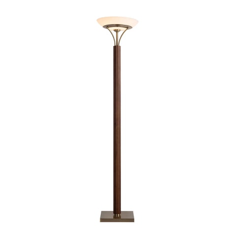 Tambo Torchiere - Floor Lamp Floor Lamp NOVA of California Dark Walnut  