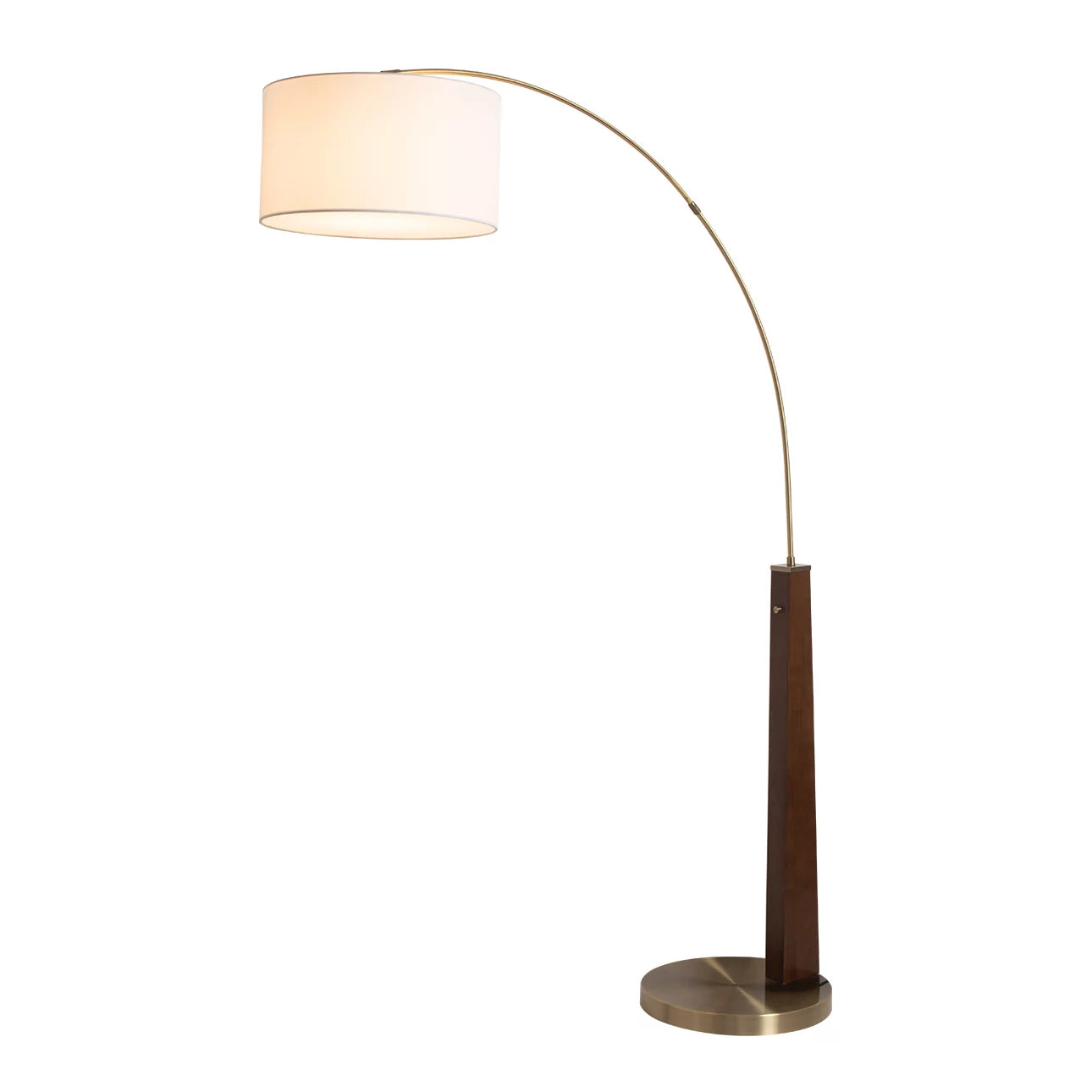 Taper 1 Light Arc - Floor Lamp Floor Lamp NOVA of California   