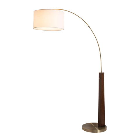 Taper 1 Light Arc - Floor Lamp Floor Lamp NOVA of California   