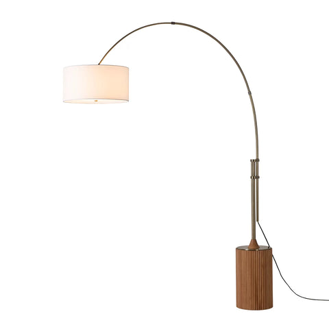 Tambo Arc Dark Walnut - Floor Lamp Floor Lamp NOVA of California   