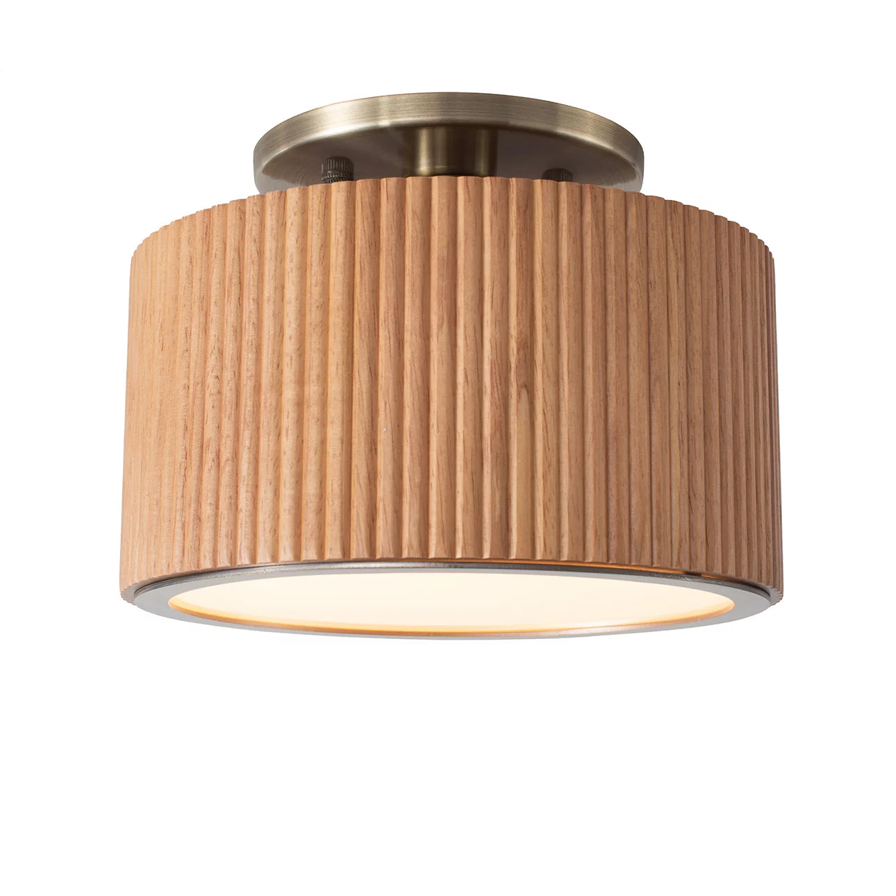 Tambo - Semi Flush Mount Flushmount NOVA of California Natural Ash  