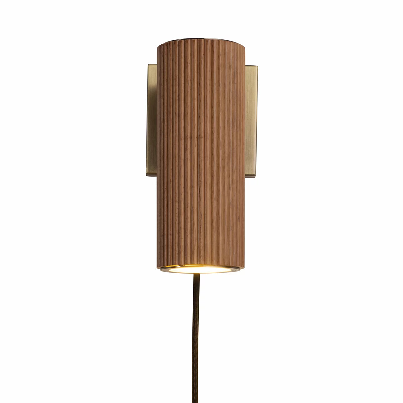 Tambo Plug-In Wall Sconce – Natural Ash Wall Sconce NOVA of California   