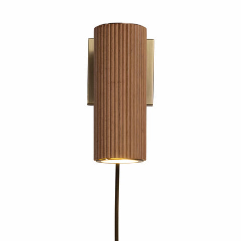 Tambo Plug-In Wall Sconce – Natural Ash Wall Sconce NOVA of California   