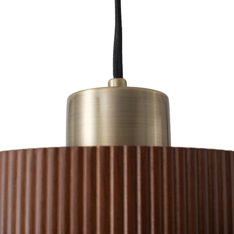 Tambo Led Pendant Lights – Dark Walnut Pendant NOVA of California   