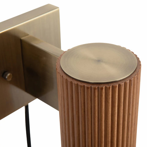 Tambo Plug-In Wall Sconce – Natural Ash Wall Sconce NOVA of California   