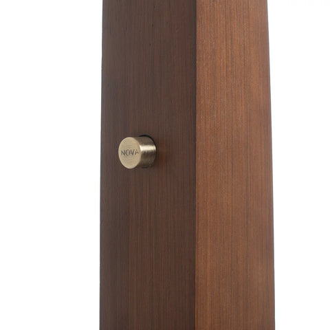 Taper 1 Light Arc - Floor Lamp Floor Lamp NOVA of California   
