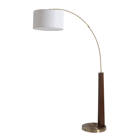 Taper 1 Light Arc - Floor Lamp Floor Lamp NOVA of California   