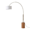 Tambo Arc Dark Walnut - Floor Lamp Floor Lamp NOVA of California   