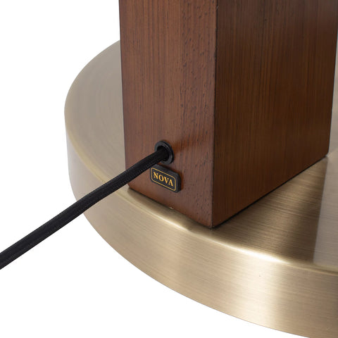 Taper 1 Light Arc - Floor Lamp Floor Lamp NOVA of California   