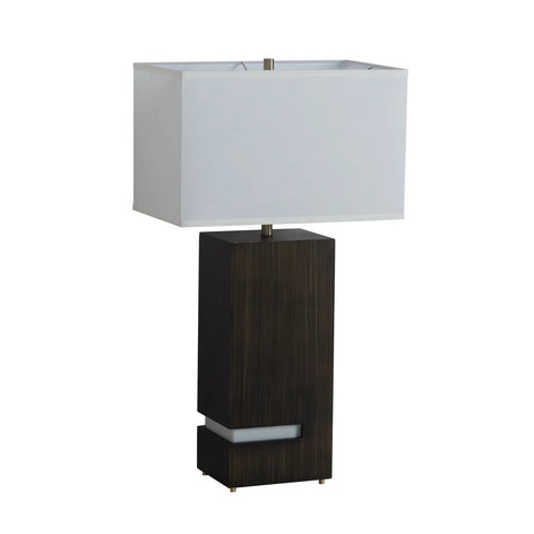 Zen Standing Nightlight Gilded Ebony - Table Lamp Table Lamps NOVA of California   