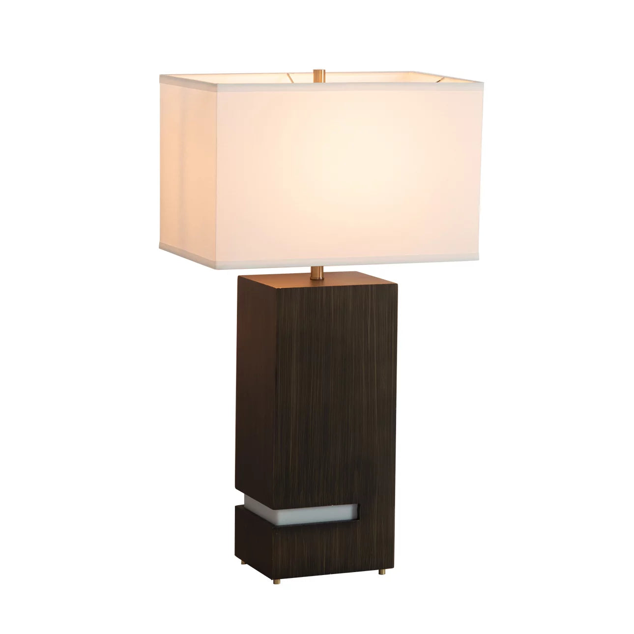 Zen Standing Nightlight Gilded Ebony - Table Lamp Table Lamps NOVA of California   