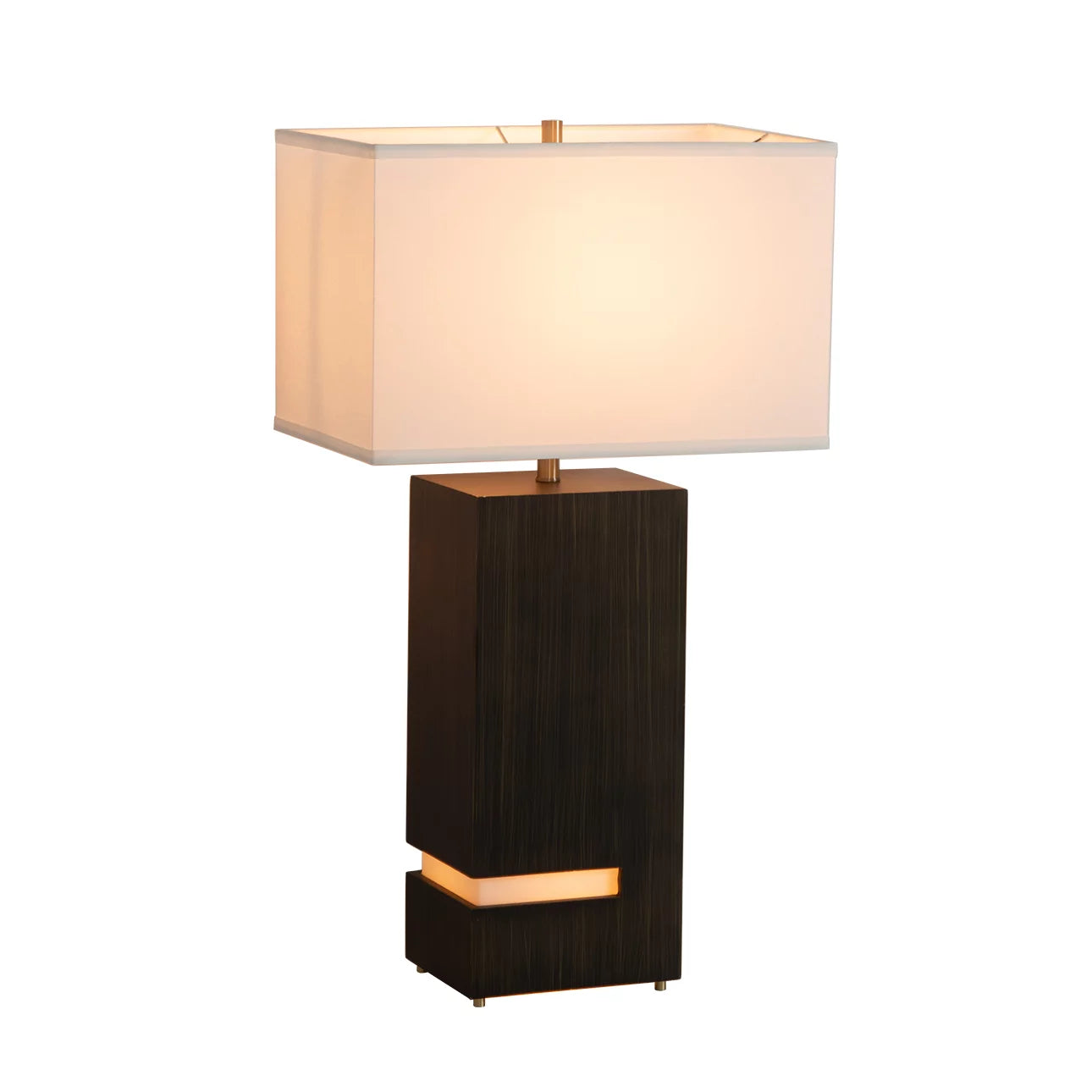 Zen Standing Nightlight Gilded Ebony - Table Lamp Table Lamps NOVA of California   