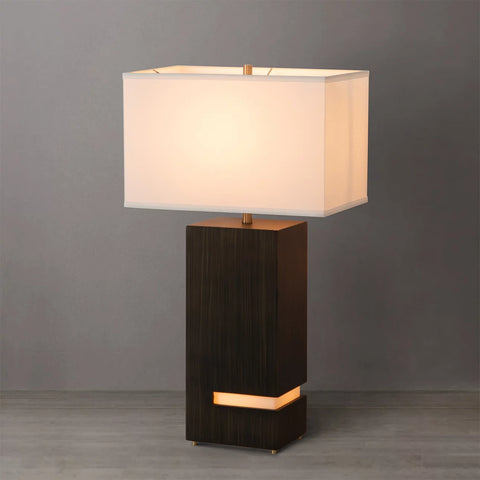 Zen Standing Nightlight Gilded Ebony - Table Lamp Table Lamps NOVA of California   