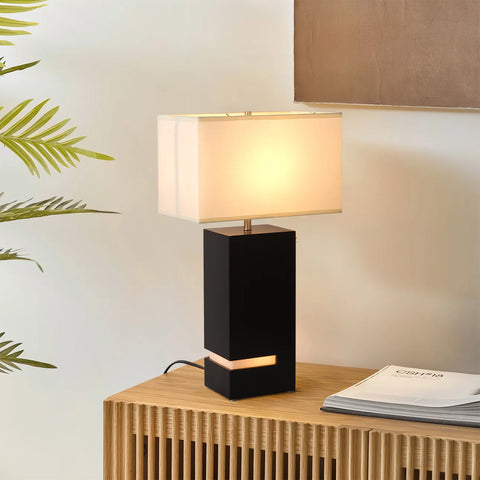 Zen Standing Nightlight Dark Brown – Table Lamp Table Lamps NOVA of California   