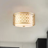 Ziggy Flush Mount in Laquered Gold Flushmount Lucas McKearn   