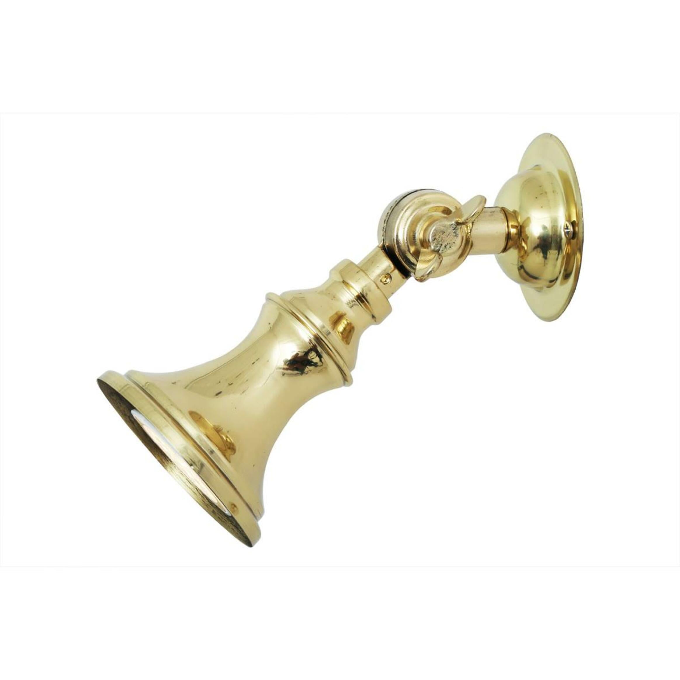 Accra Traditional Brass Spotlight Spotlight Mullan Lighting Antique Brass